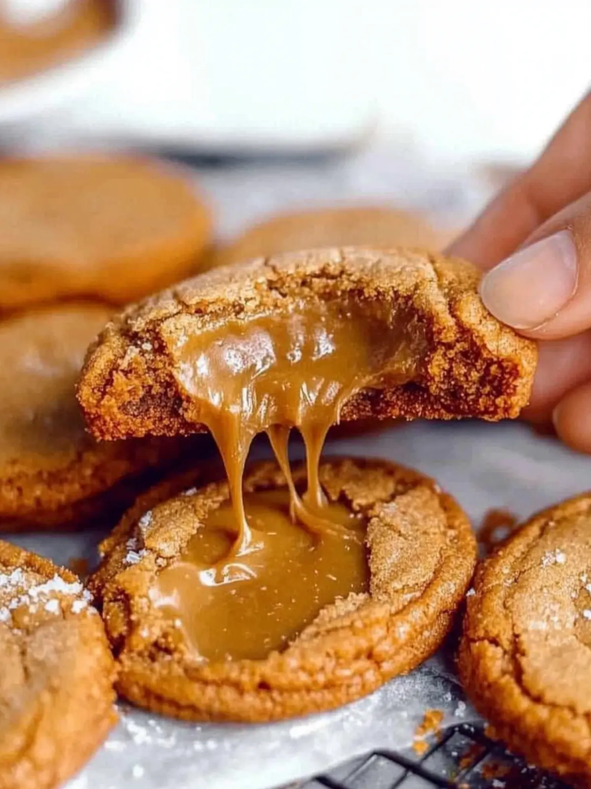 Indulge in Biscoff Cookie Butter Cookies with Lava Center 4 Biscoff Cookie Butter Cookies with Lava Center