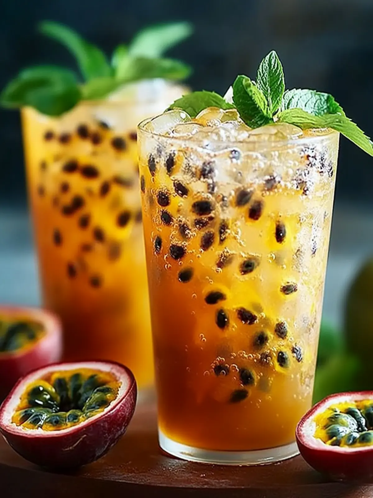 Delightful Passion Fruit Iced Tea for Refreshing Sips 2 Passion Fruit Iced Tea