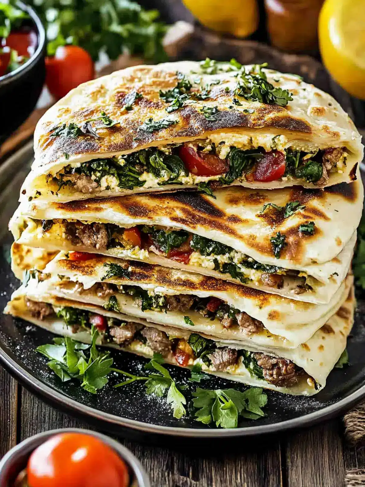 Delicious Turkish Gozleme with Lamb You Can Make at Home 3 Turkish Gozleme with Lamb