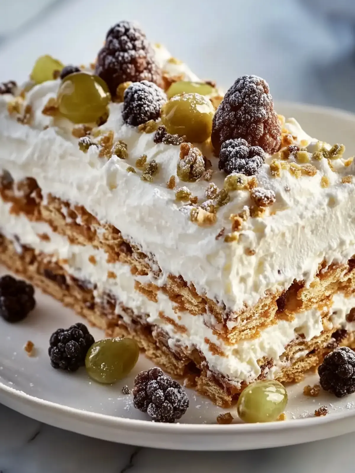 Decadent Mascarpone Ricotta Cannoli Icebox Cake Recipe 4 Mascarpone Ricotta Cannoli Icebox Cake
