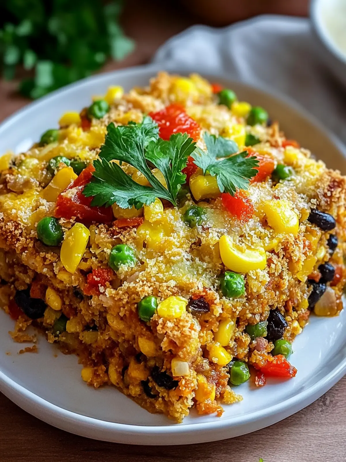 Hearty Vegetarian Dump & Bake Casseroles in One Dish 5 Vegetarian Dump & Bake Casseroles