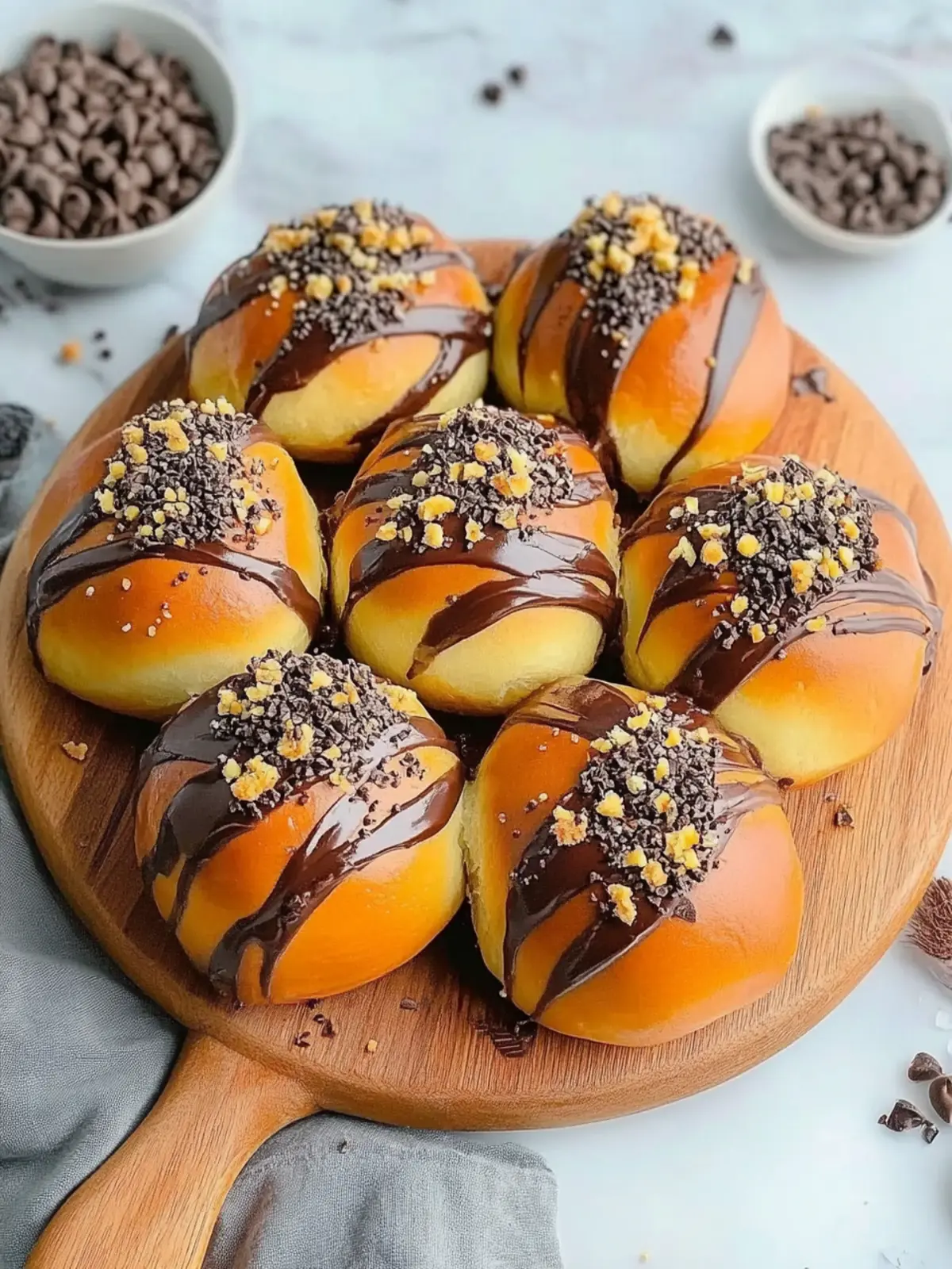 Indulge in Dubai Chocolate Brioche Buns with Pistachio Bliss 4 Dubai Chocolate Brioche Buns