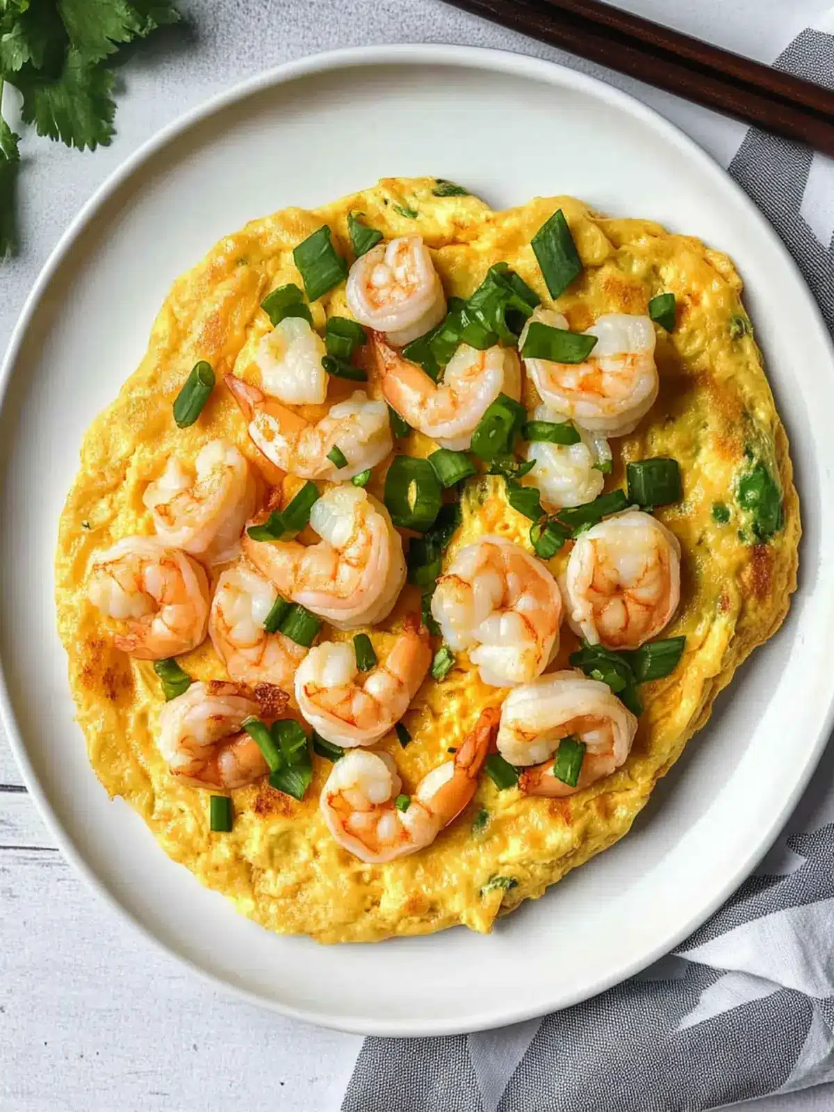 Delicious Chinese Shrimp Omelette in Just 10 Minutes 3 Chinese Shrimp Omelette