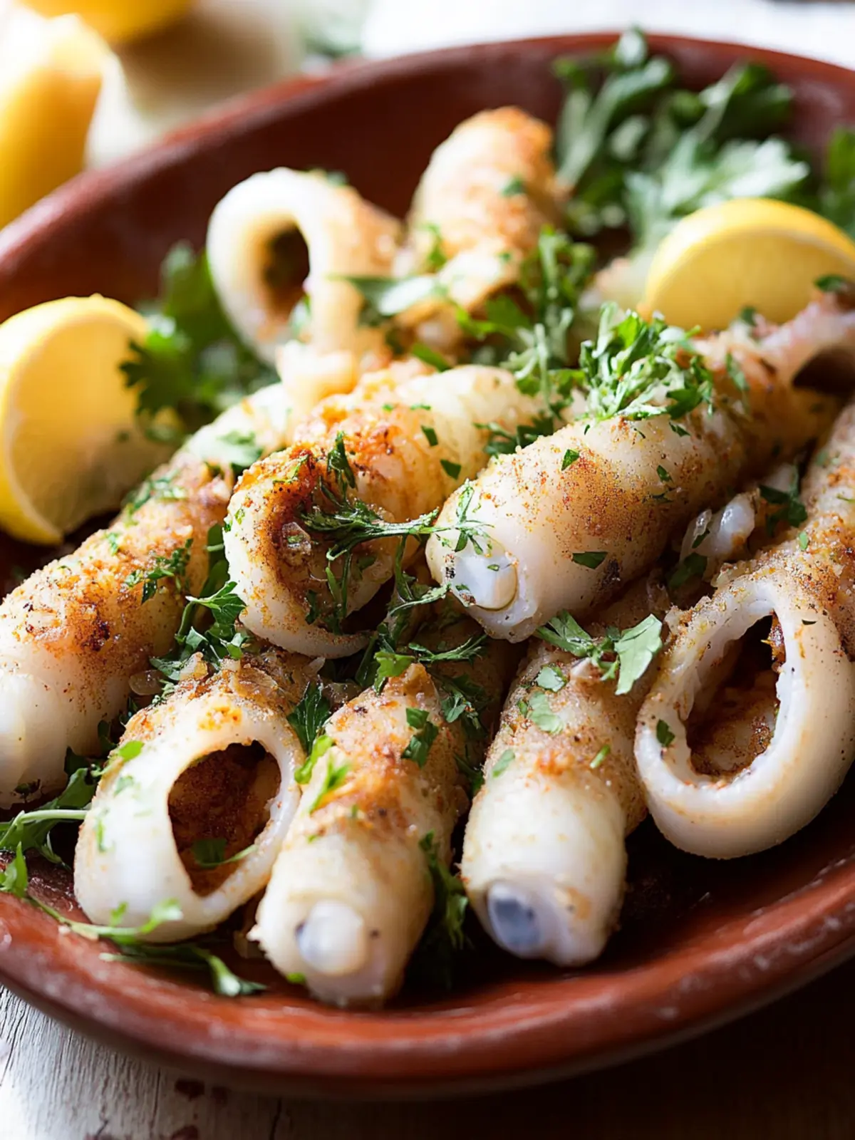 Savor the Flavor of Stuffed Sicilian Calamari Delight 5 Stuffed Sicilian Calamari