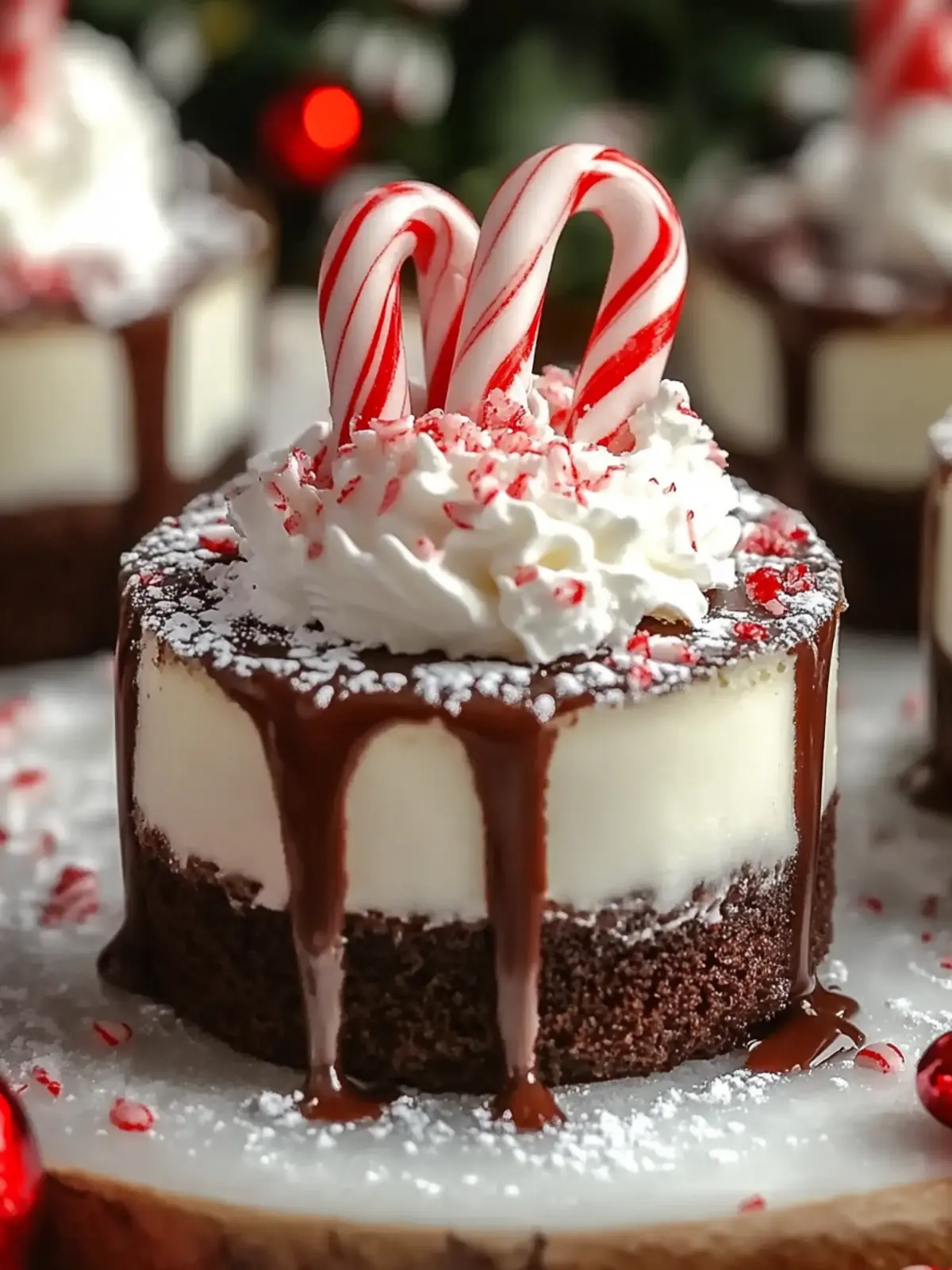 Decadent Hot Cocoa Peppermint Cheesecake Bites You’ll Love 3 Hot Cocoa Peppermint Cheesecake Bites