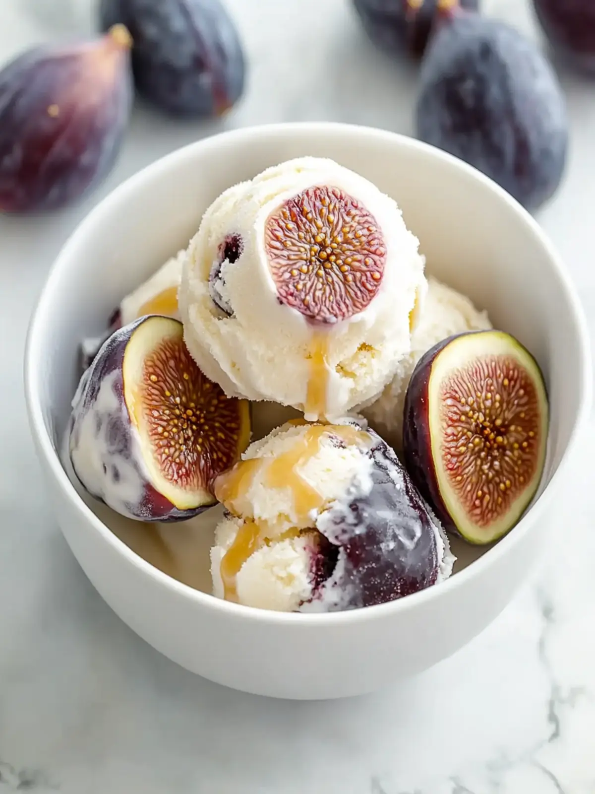 Indulge in Honey-Drizzled Fig and Ricotta Ice Cream Delight 3 Honey-Drizzled Fig and Ricotta Ice Cream