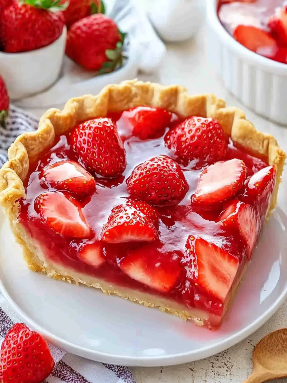 Irresistible Strawberry Pie Recipe for Sweet Summer Nights 3 Strawberry Pie