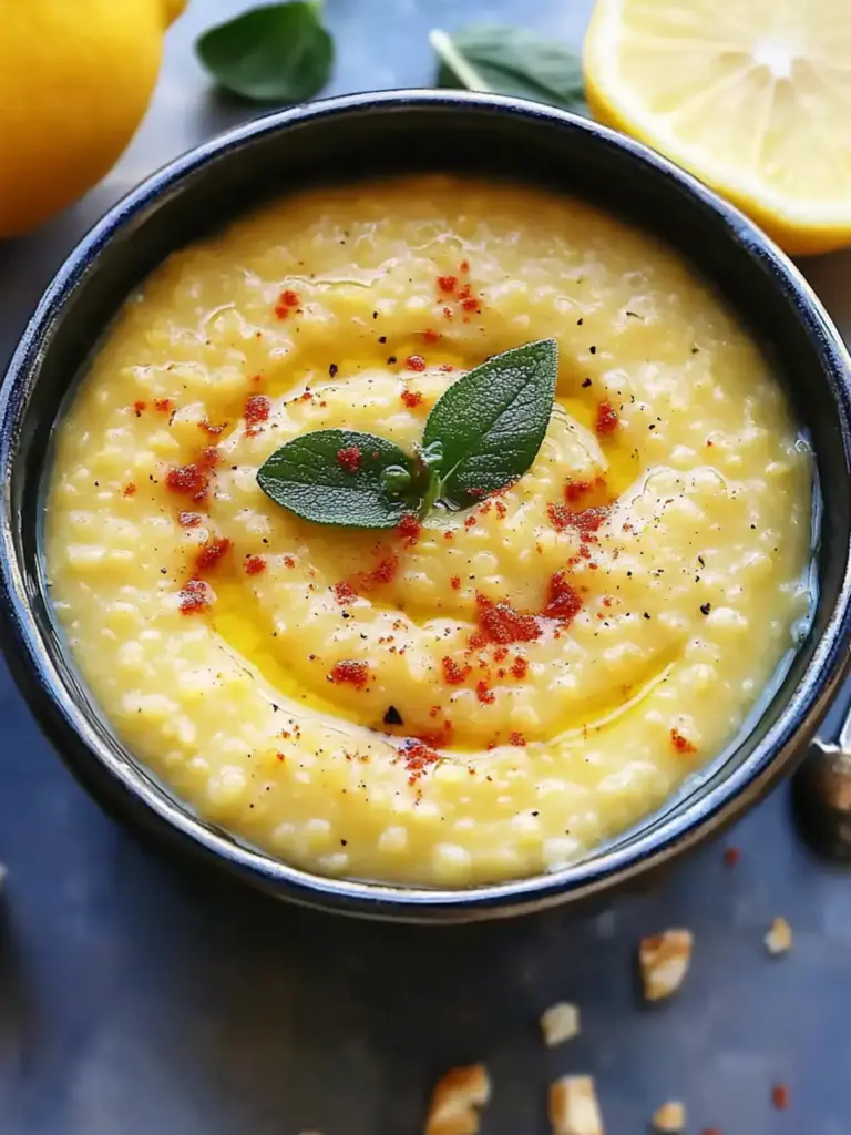 Lebanese Lemon Lentil Soup