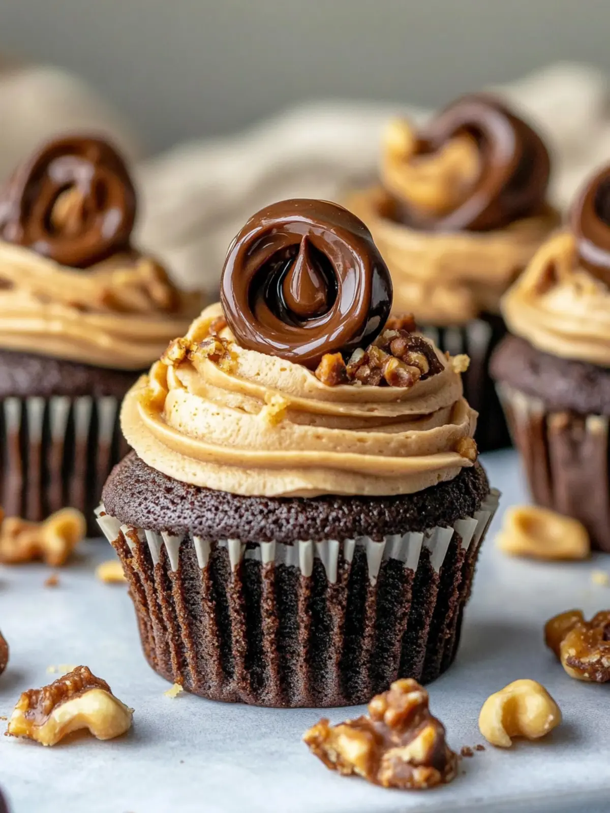 Indulge in Peanut Butter Lava Fudge Cupcakes Delight 2 Peanut Butter Lava Fudge Cupcakes
