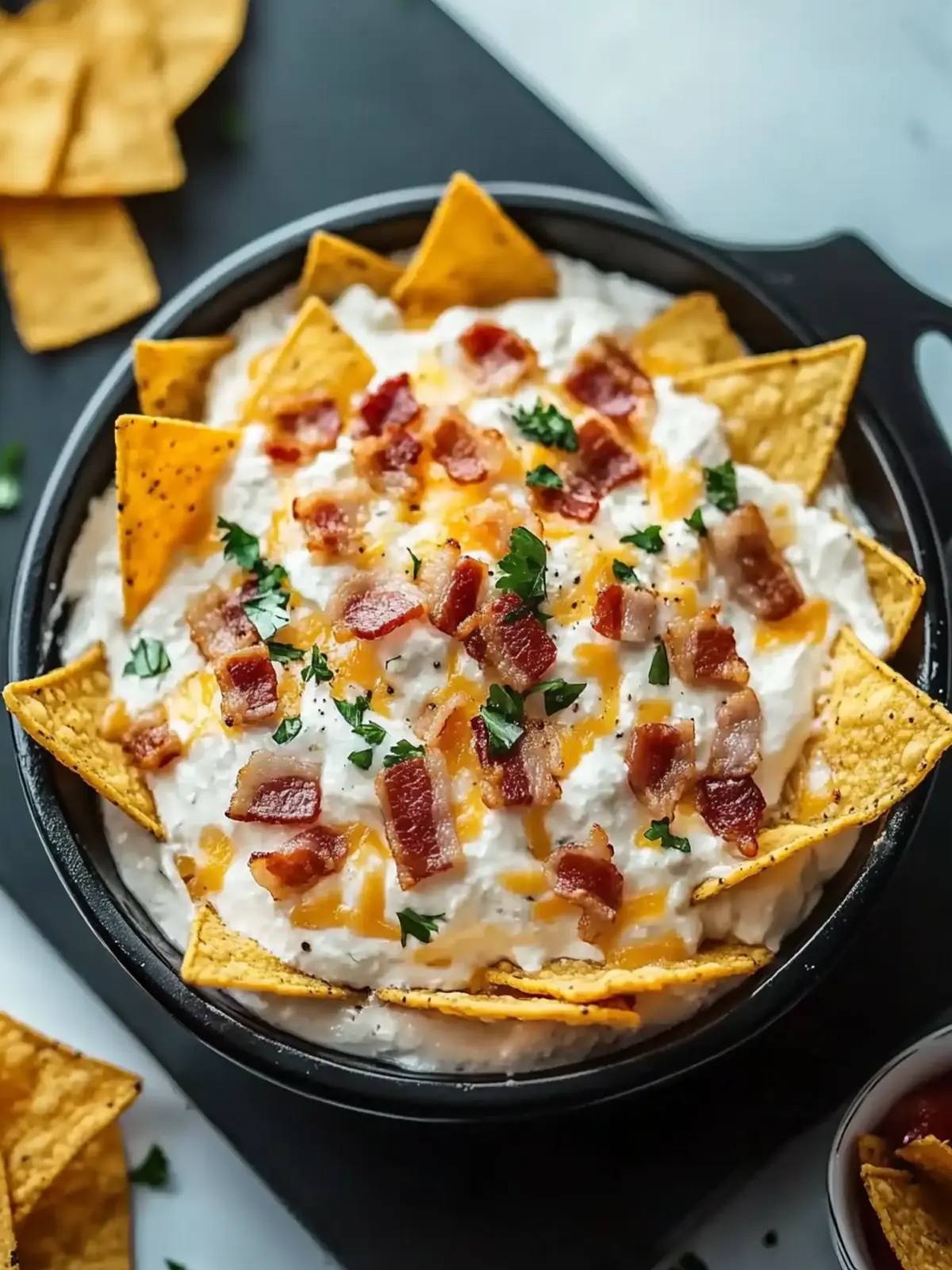 Cream Cheese and Bacon Stuffed Doritos for Epic Snacking Fun 4 Cream Cheese and Bacon Stuffed Doritos