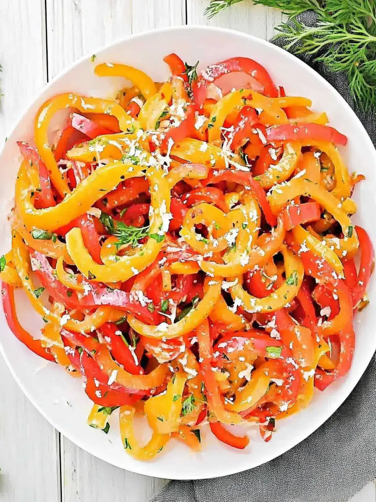 Colorful Bell Pepper Salad That Refreshes Your Dinner Table 3 Bell Pepper Salad