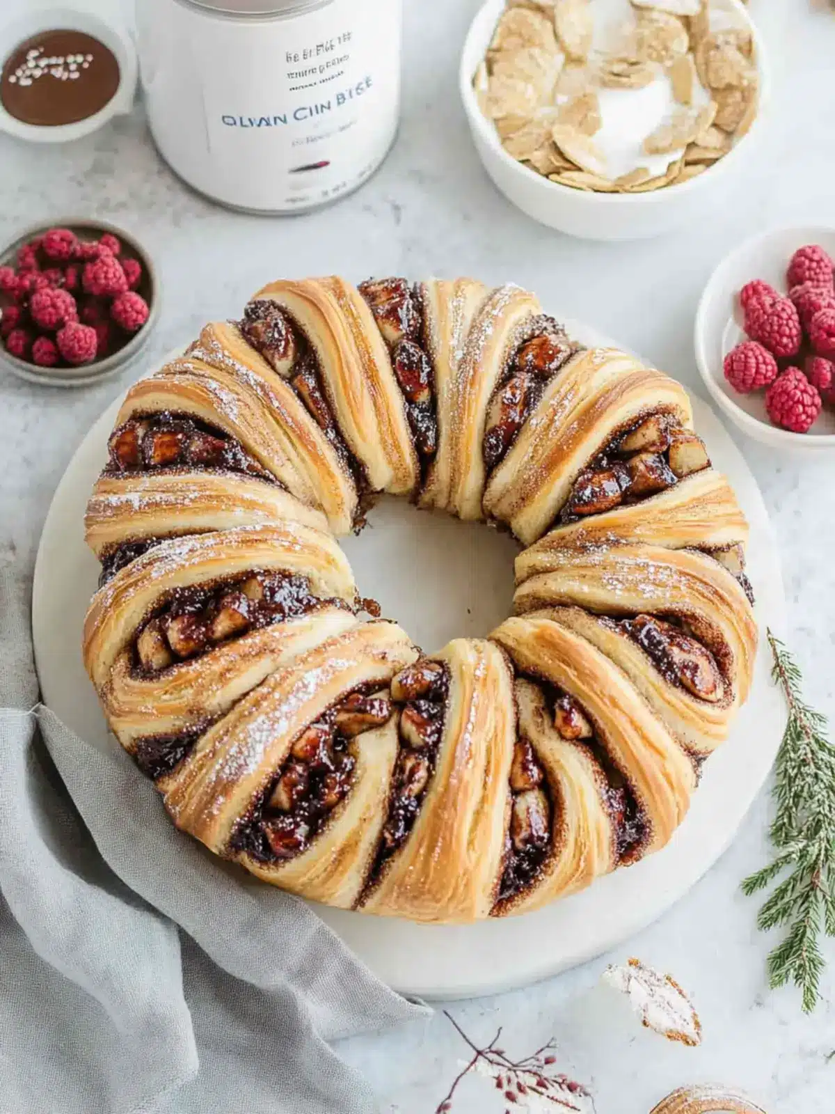 Delicious Gluten-Free Cinnamon Roll Wreath to Delight Everyone 5 Gluten-Free Cinnamon Roll Wreath