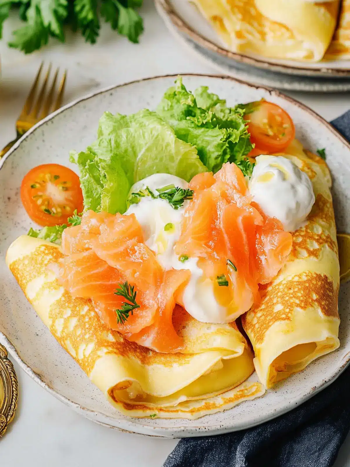 Delicious Smoked Salmon Crepes for a Gourmet Breakfast Treat 4 Smoked Salmon Crepes