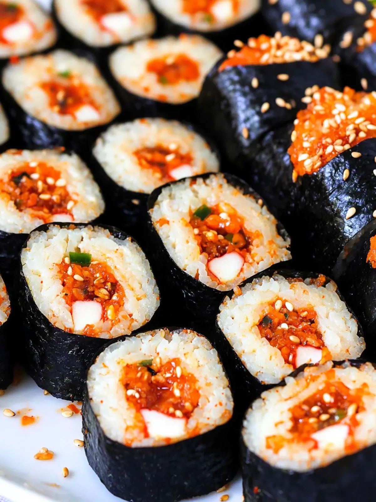 Cheese Kimchi Kimbap: A Flavor-Packed Twist on Tradition 5 Cheese Kimchi Kimbap