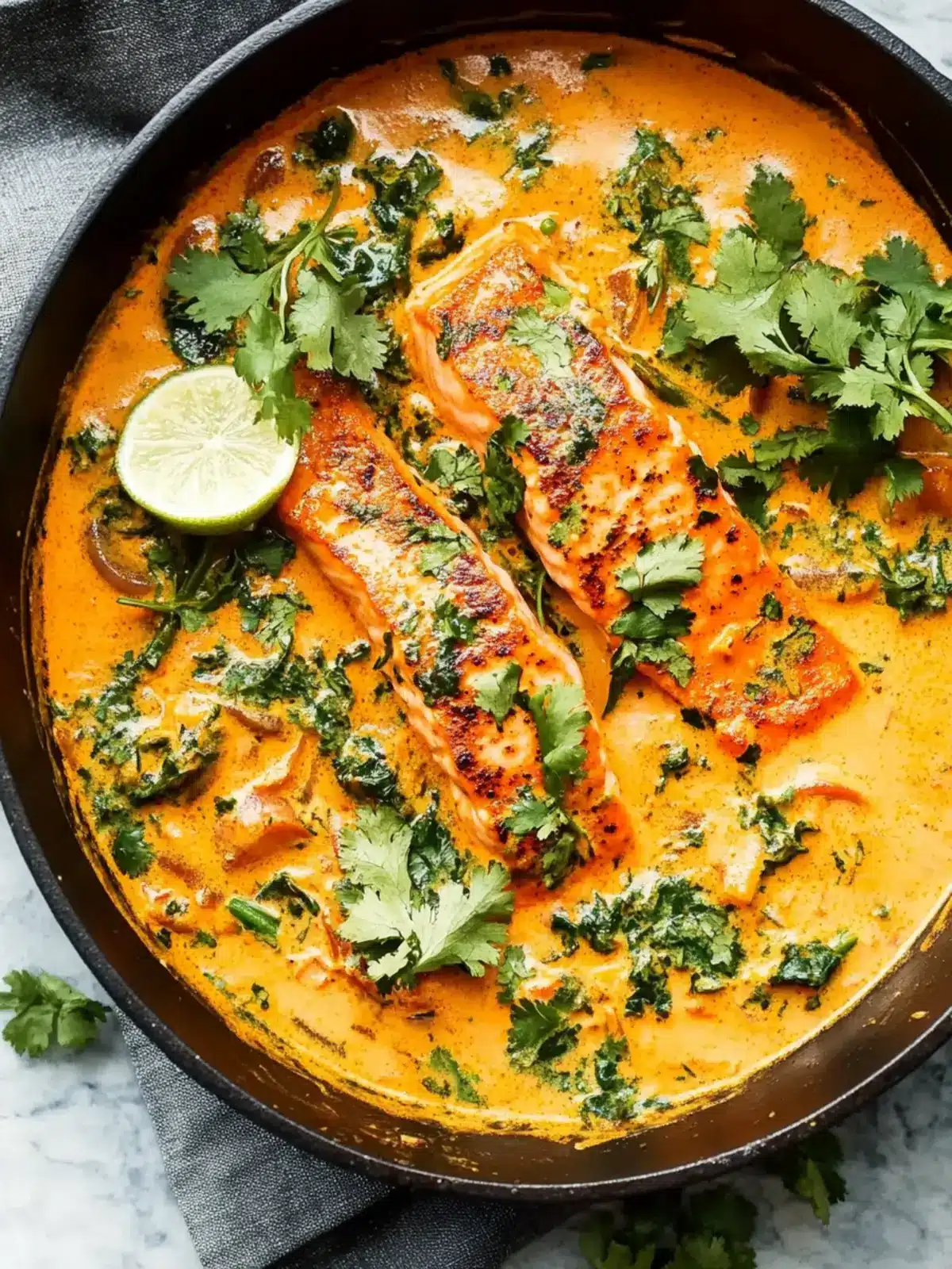 Salmon Coconut Curry