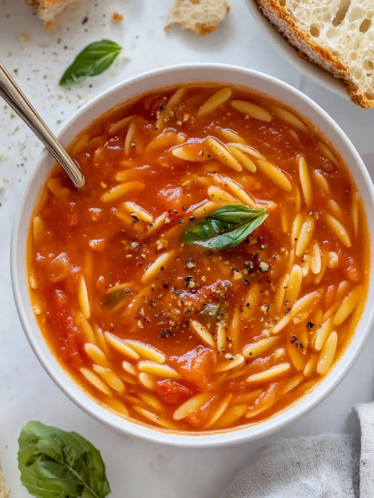Tomato Orzo Soup
