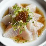 Hamachi Crudo with Yuzu Ponzu Sauce