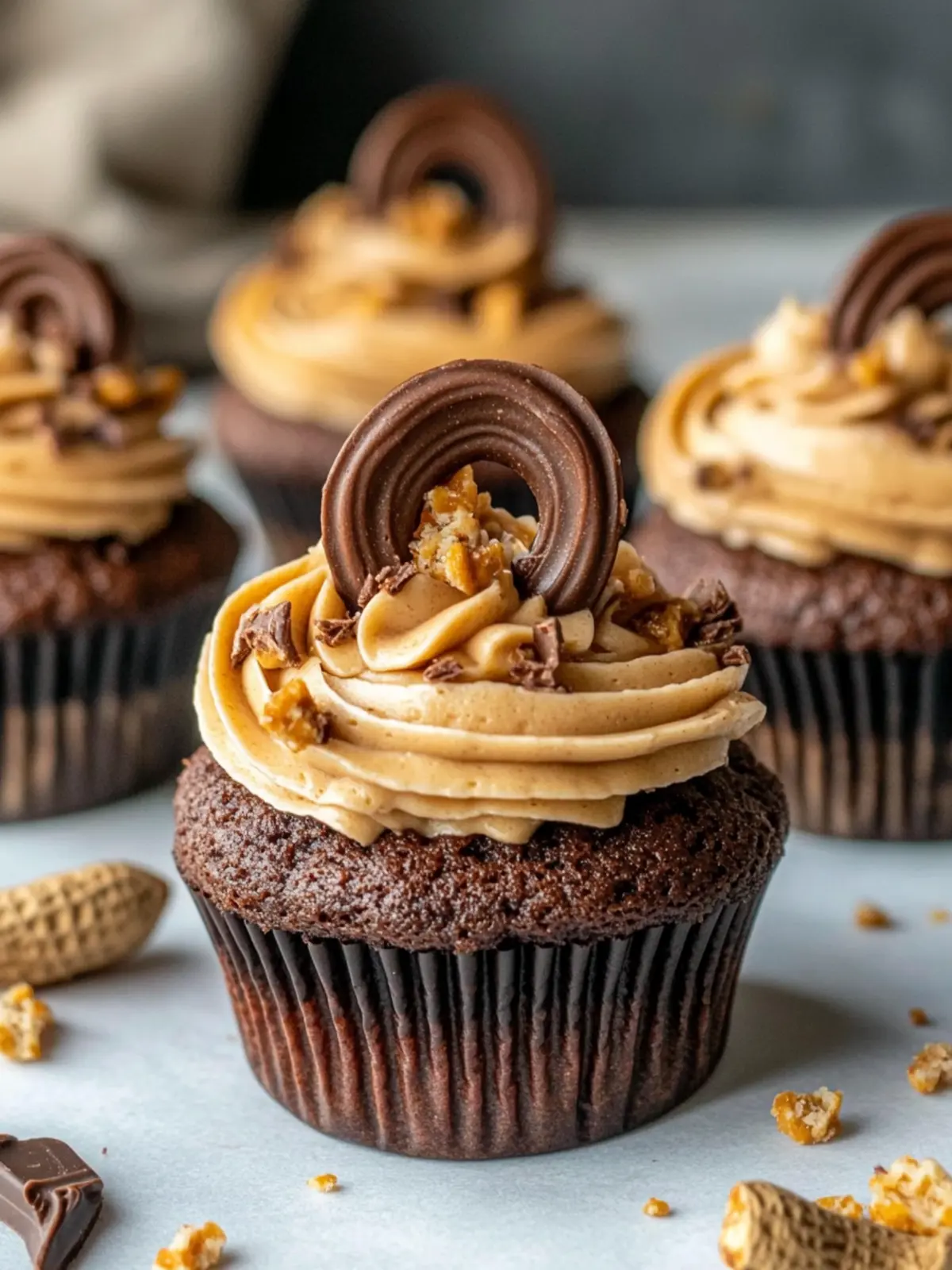 Indulge in Peanut Butter Lava Fudge Cupcakes Delight 4 Peanut Butter Lava Fudge Cupcakes