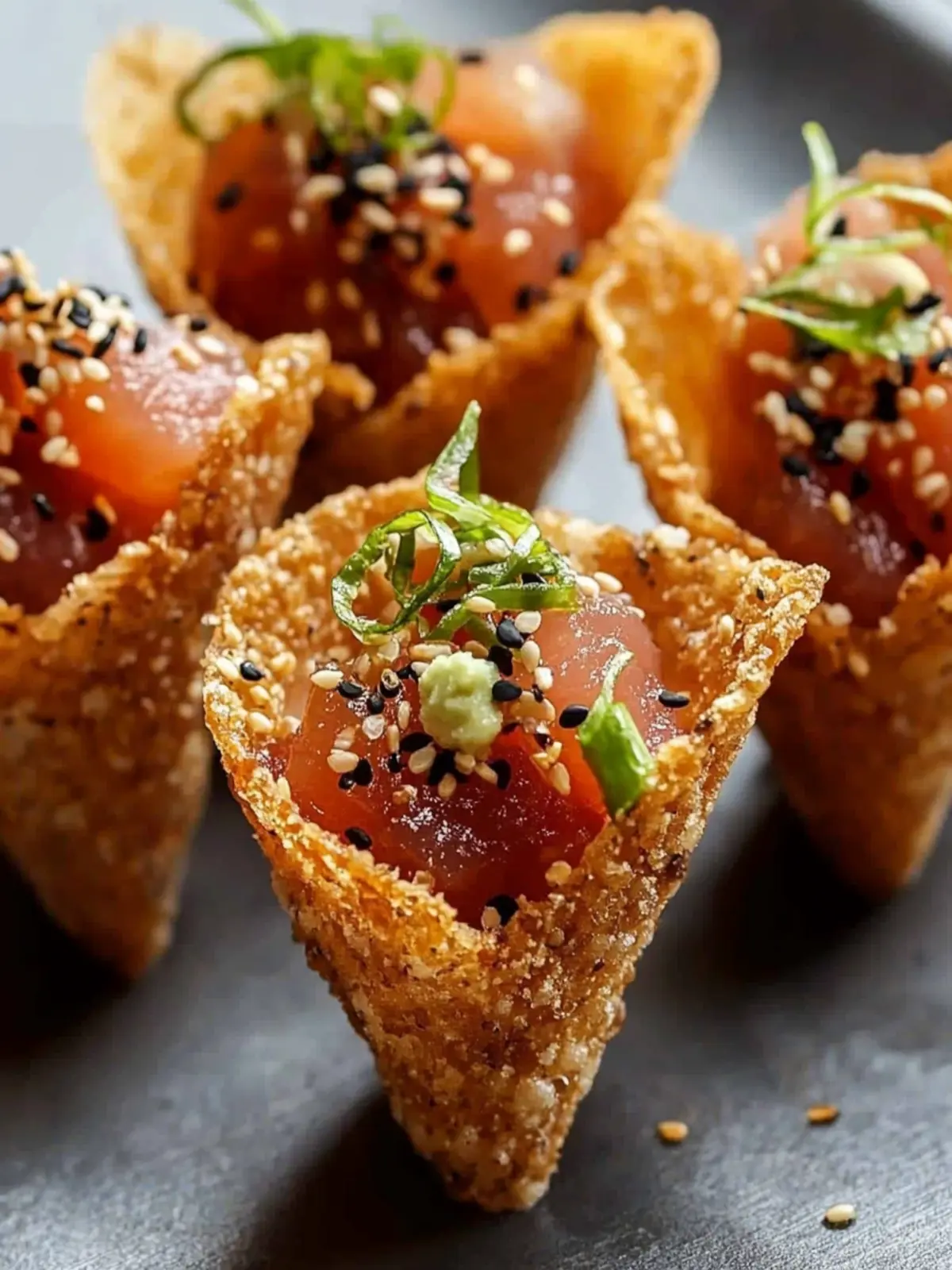 Irresistible Spicy Tuna Sesame Miso Cones for Home Chefs 3 Spicy Tuna Sesame Miso Cones
