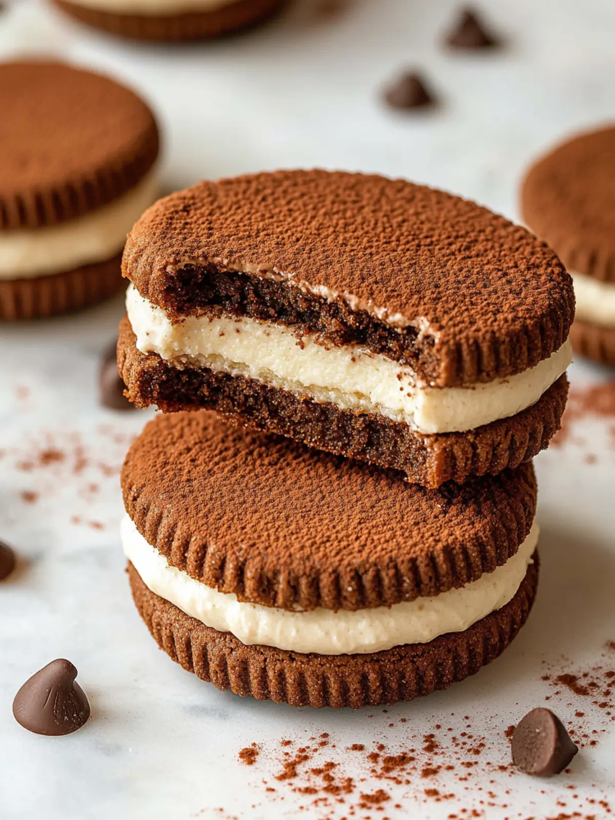 Tiramisu Sandwich Cookies: A Sweet Twist on Tradition 2 Tiramisu Sandwich Cookies