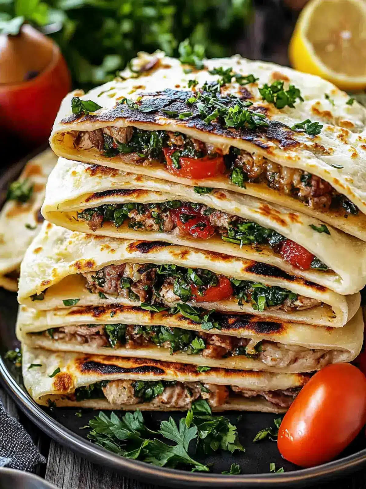 Delicious Turkish Gozleme with Lamb You Can Make at Home 5 Turkish Gozleme with Lamb