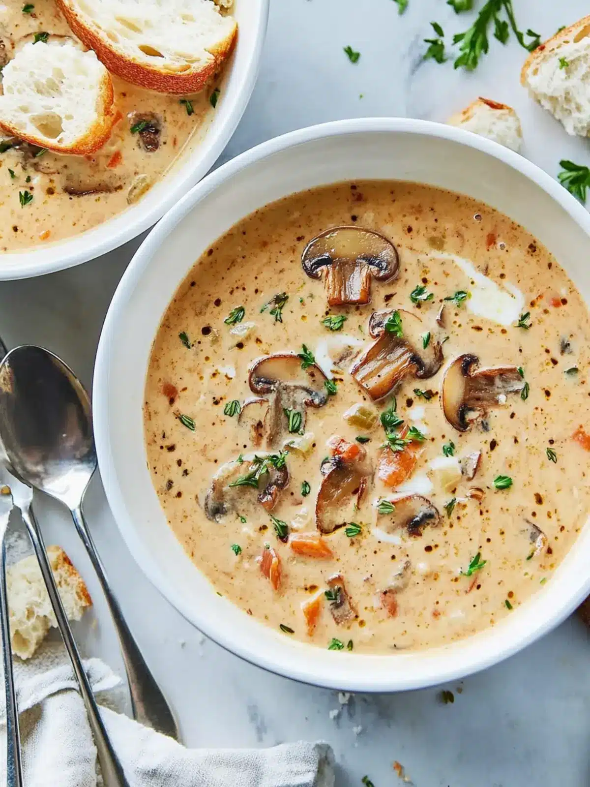 Creamy Cottage Cheese Mushroom Soup for Cozy Comfort 3 Cottage Cheese Mushroom Soup