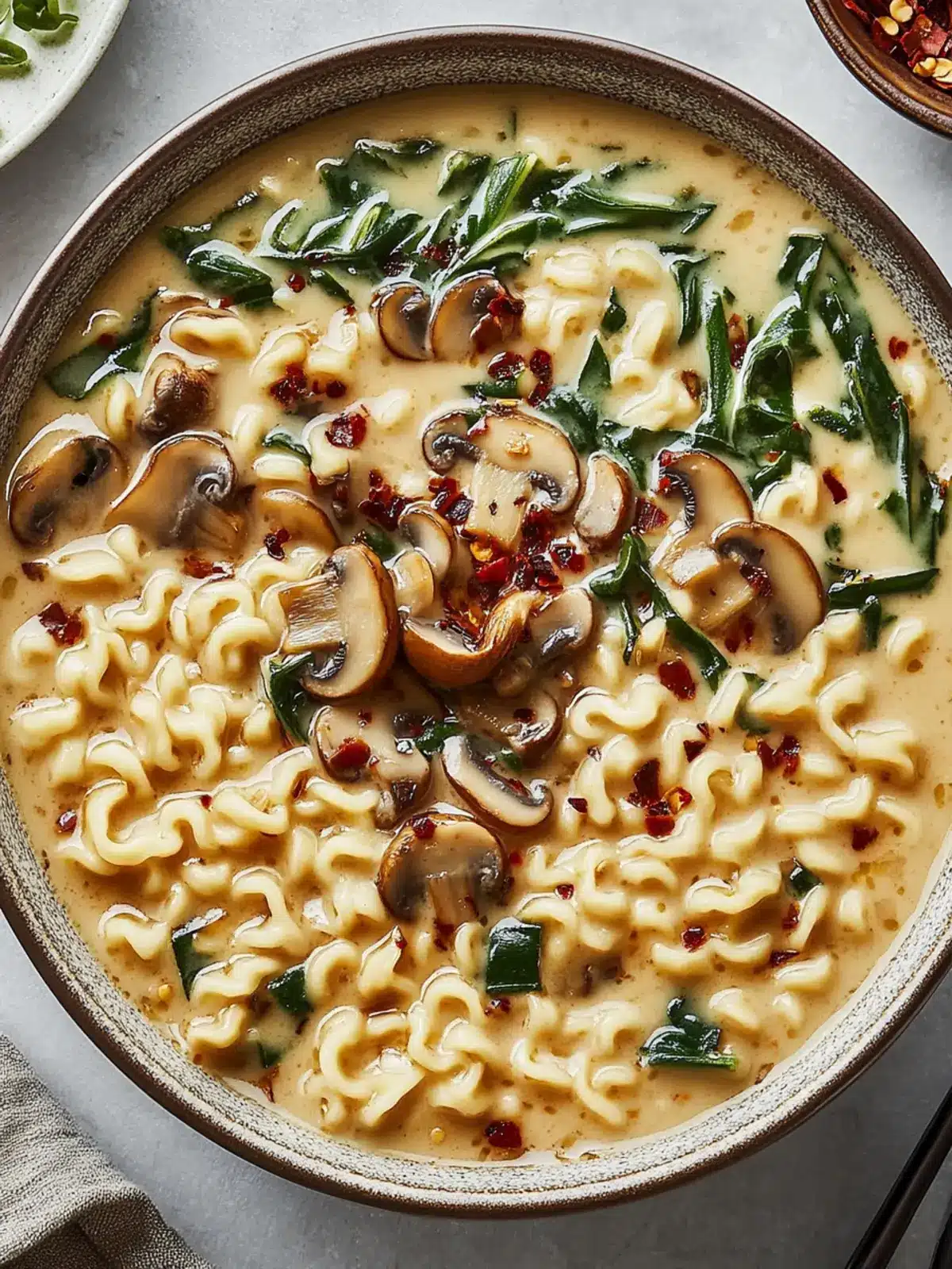 Irresistibly Creamy Mushroom Vegan Ramen in Just 15 Minutes 5 Creamy Mushroom Vegan Ramen