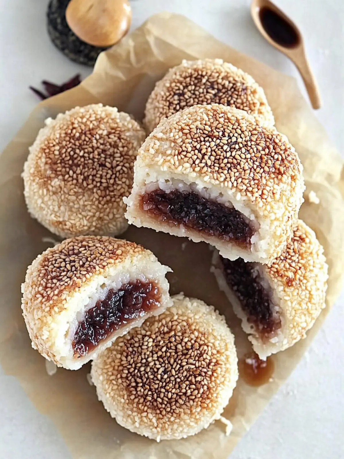 Delicious Sticky Rice Cake with Red Bean Paste Recipe to Savor 2 Sticky Rice Cake with Red Bean Paste