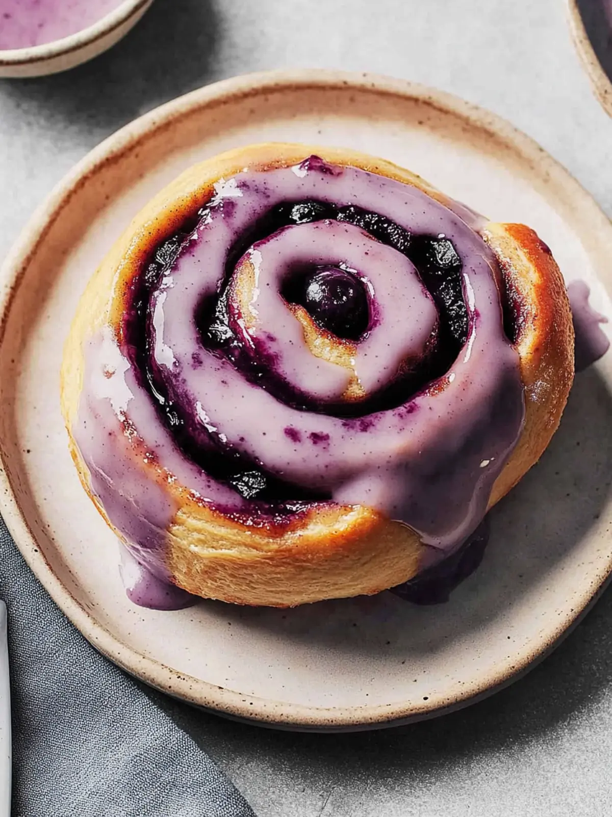 Blueberry Cinnamon Rolls