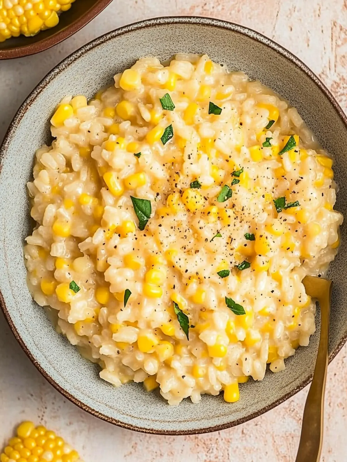 Sweet Corn Risotto: Creamy Delight for Homemade Comfort 5 Sweet Corn Risotto