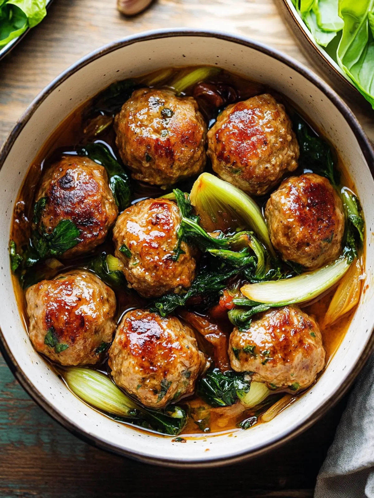 Savory Lion’s Head Pork Meatballs for Family Feast Nights 2 Lion’s Head Pork Meatballs