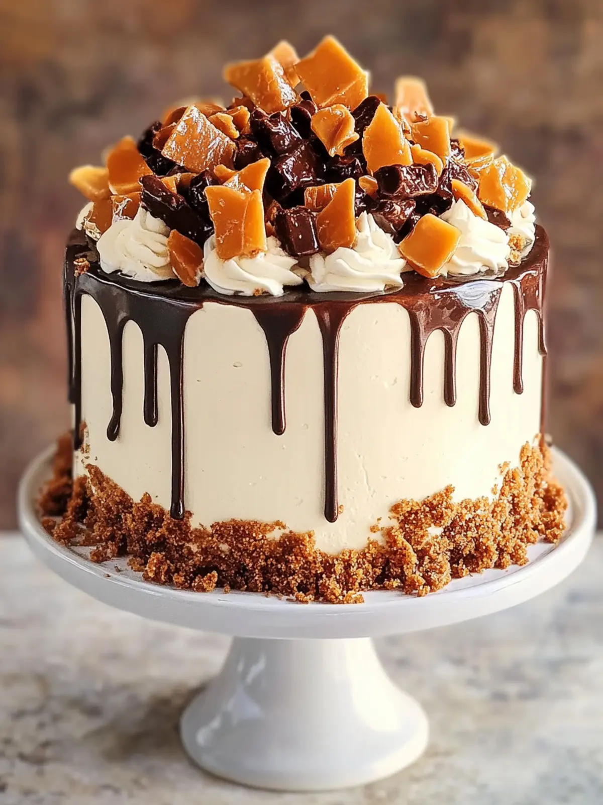 Indulge in Decadence with Butterfinger Bomb Cake Delight 2 Butterfinger Bomb Cake