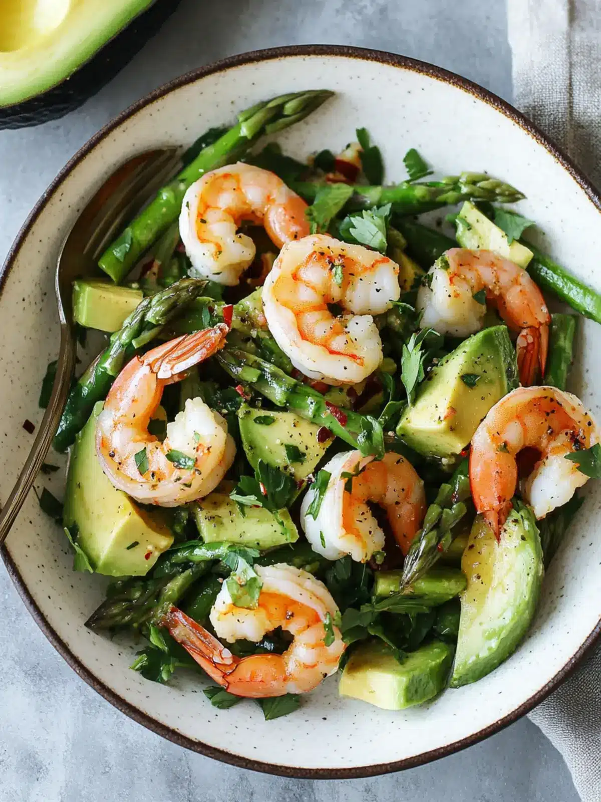Delicious Shrimp, Asparagus and Avocado Salad in Just 20 Minutes 3 Shrimp, Asparagus and Avocado Salad