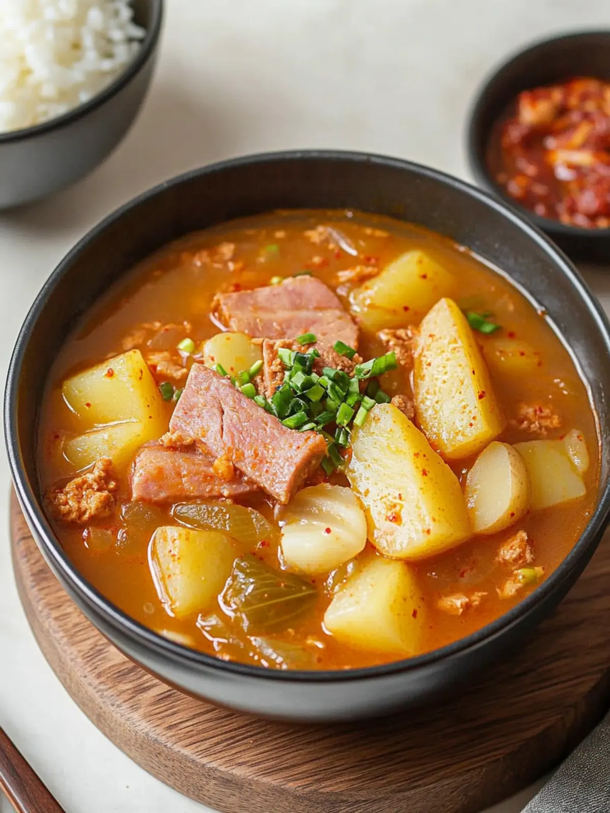 Savory Korean Potato and Spam Stew for Cozy Weeknight Dinners 3 Korean Potato and Spam Stew