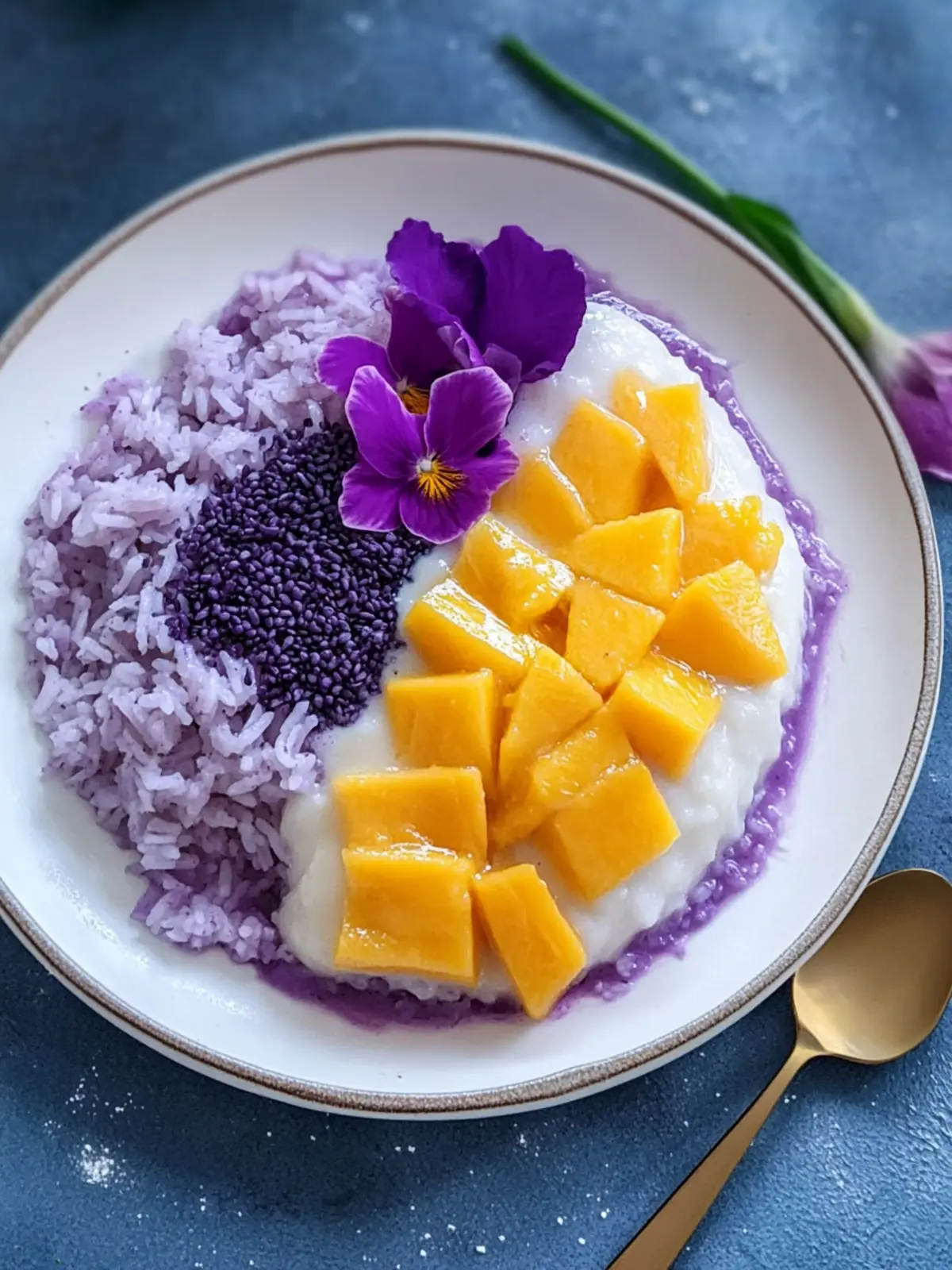 Mango Ube Sticky Rice: A Tropical Twist on a Classic Treat 3 Mango Ube Sticky Rice