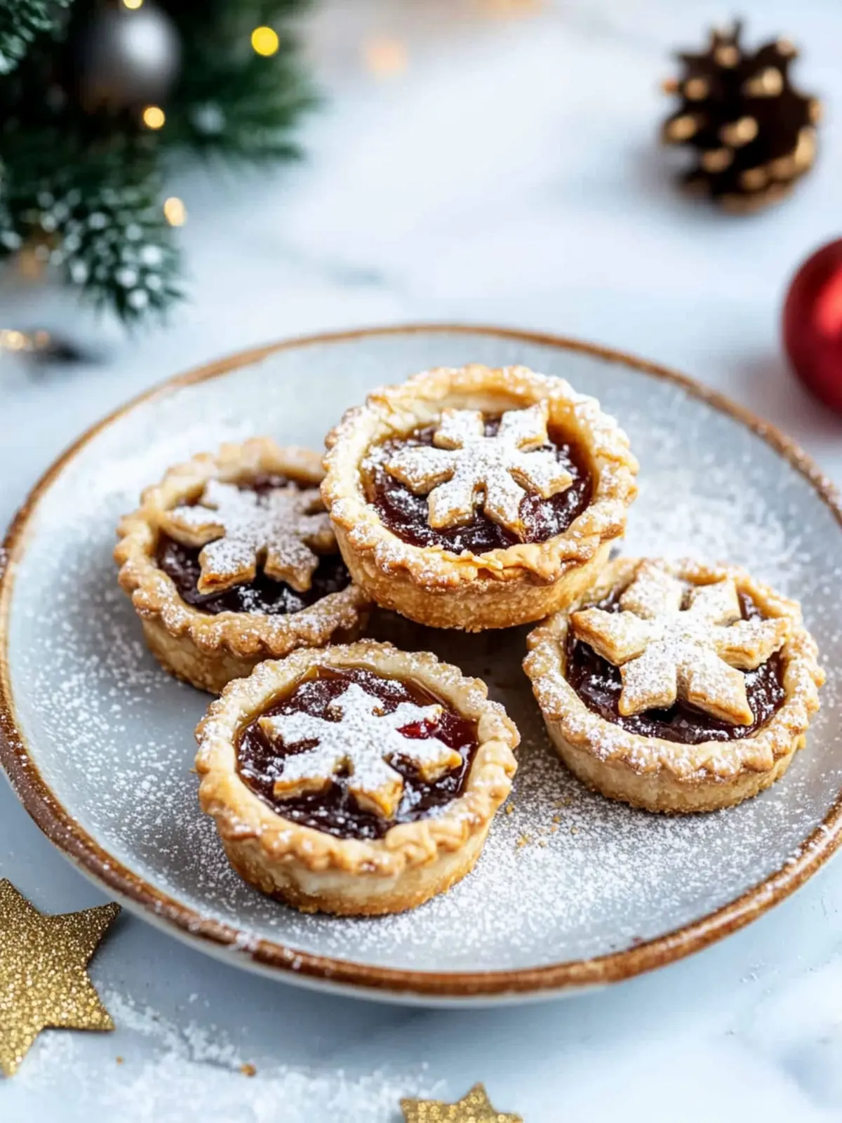 Delicious British Mince Pie Tartlets Perfect for Cozy Nights 4 British Mince Pie Tartlets