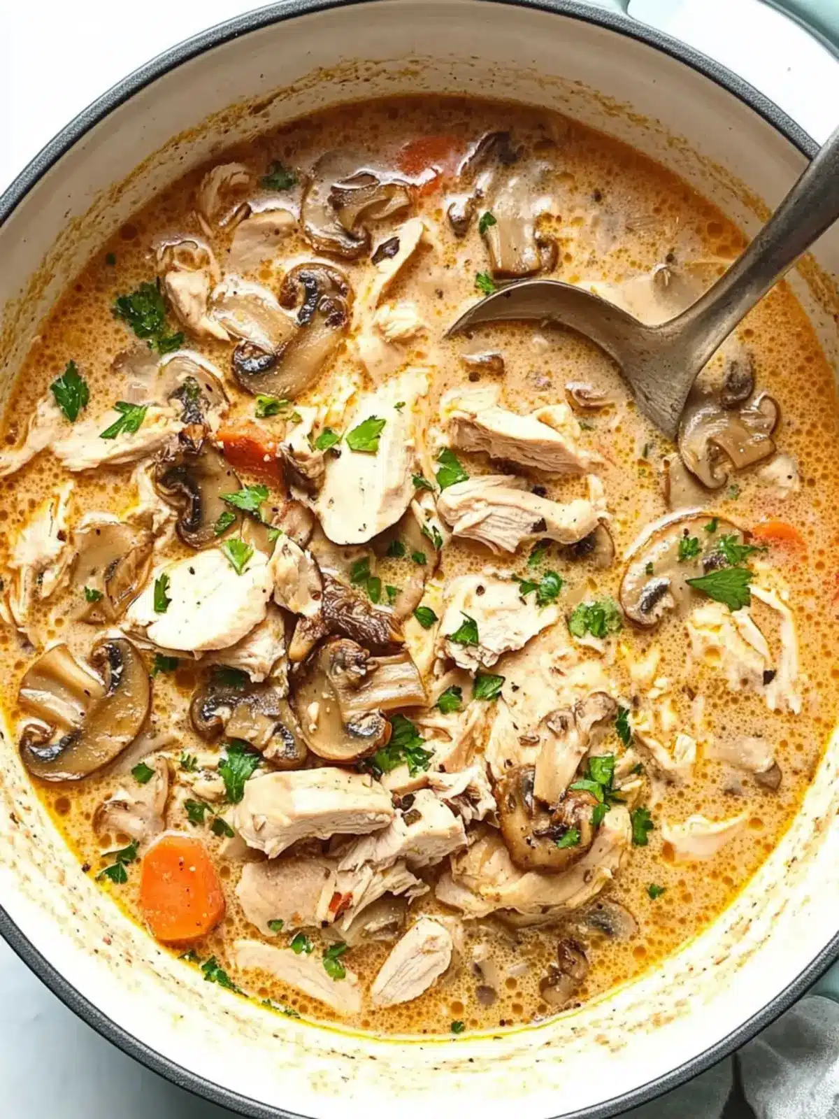 Creamy Rotisserie Chicken Mushroom Soup You'll Love 5 Rotisserie Chicken Mushroom Soup