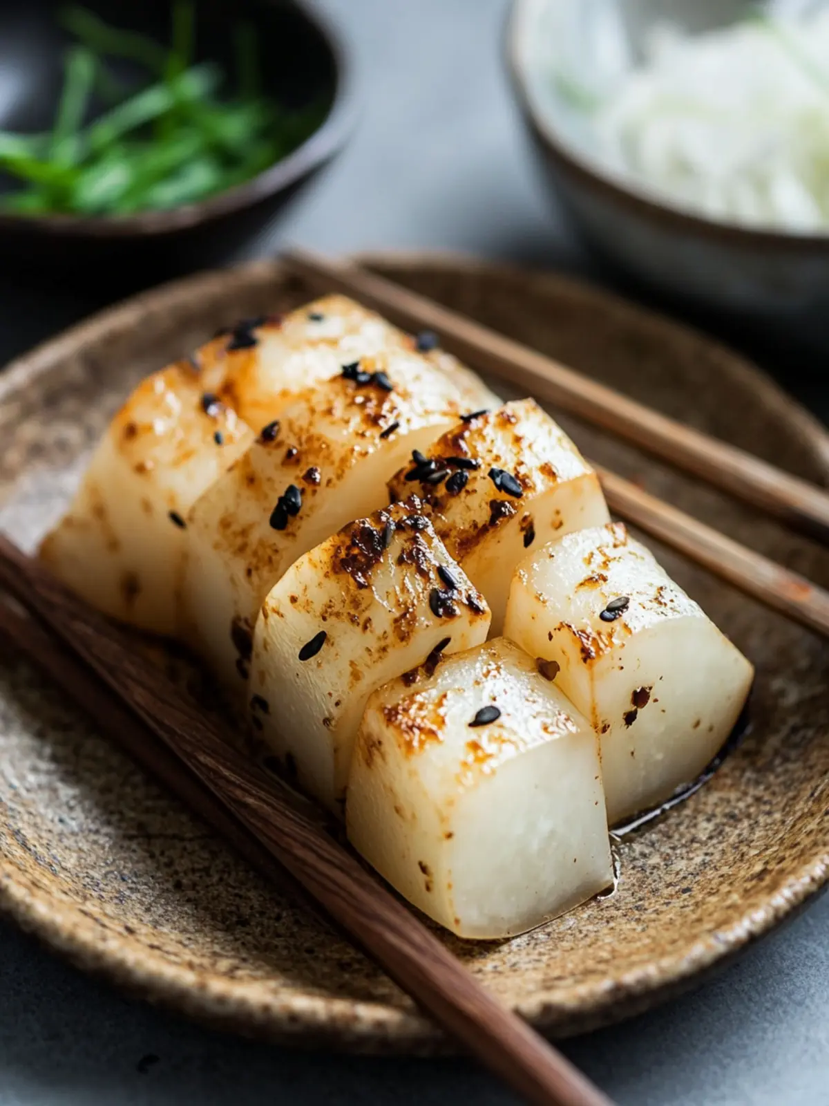 Delicious Miso Roasted Daikon: A Flavorful Vegetarian Delight 5 Miso Roasted Daikon
