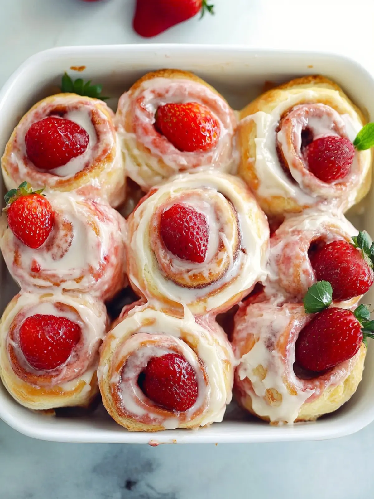 Irresistible Strawberry Cinnamon Rolls for Your Sweet Tooth 2 Strawberry Cinnamon Rolls