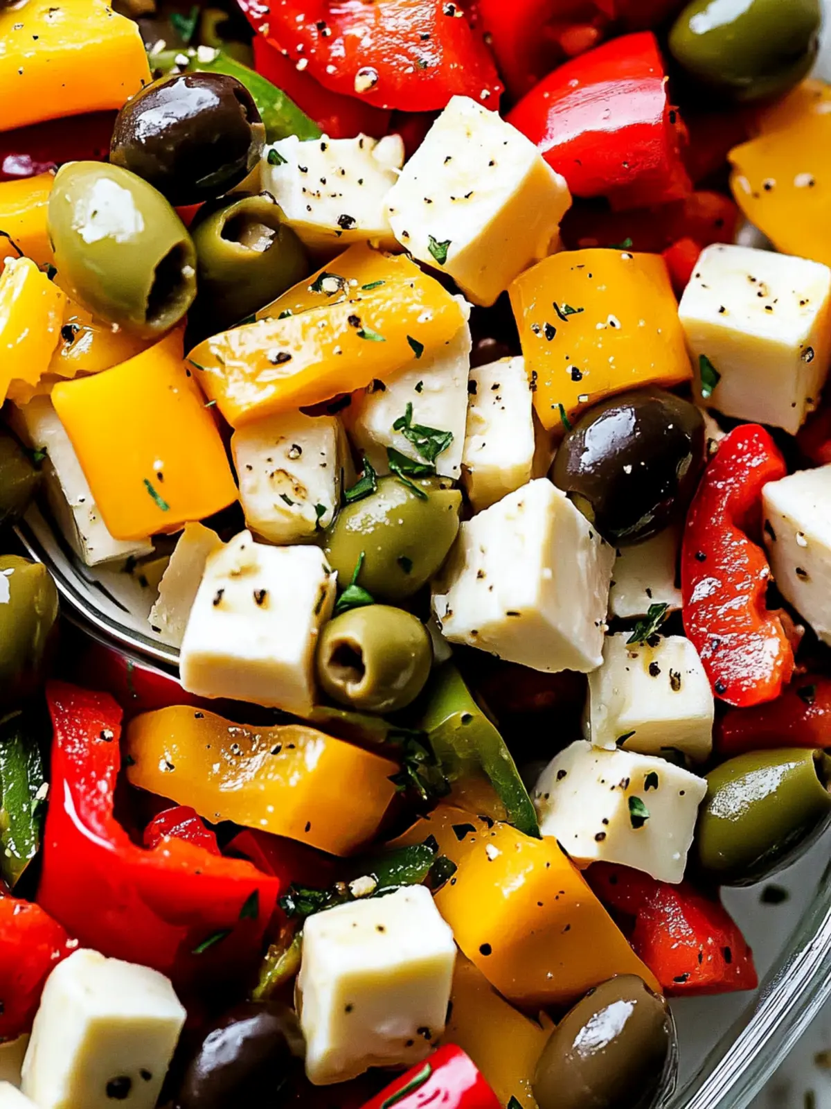 Zesty Marinated Cheese Peppers and Olives for Vibrant Snacking 3 Marinated Cheese Peppers and Olives