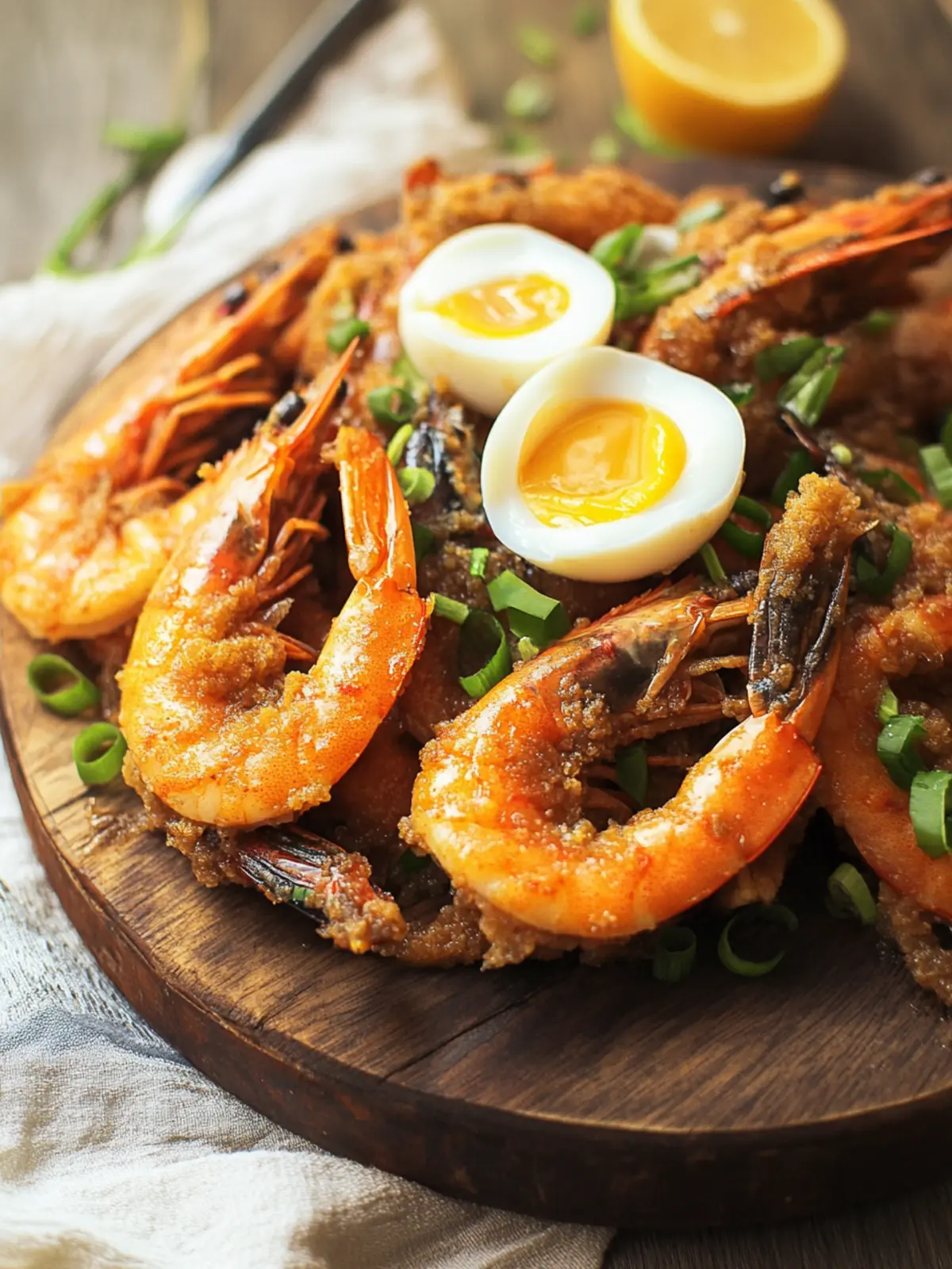 Indulge in Salted Egg Yolk Prawns for a Flavor Explosion 3 Salted Egg Yolk Prawns