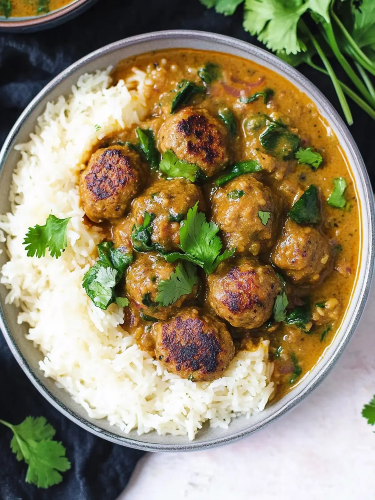 Creamy Coconut Meatball Korma Curry Your New Favorite Comfort Dish 4 Creamy Coconut Meatball Korma Curry