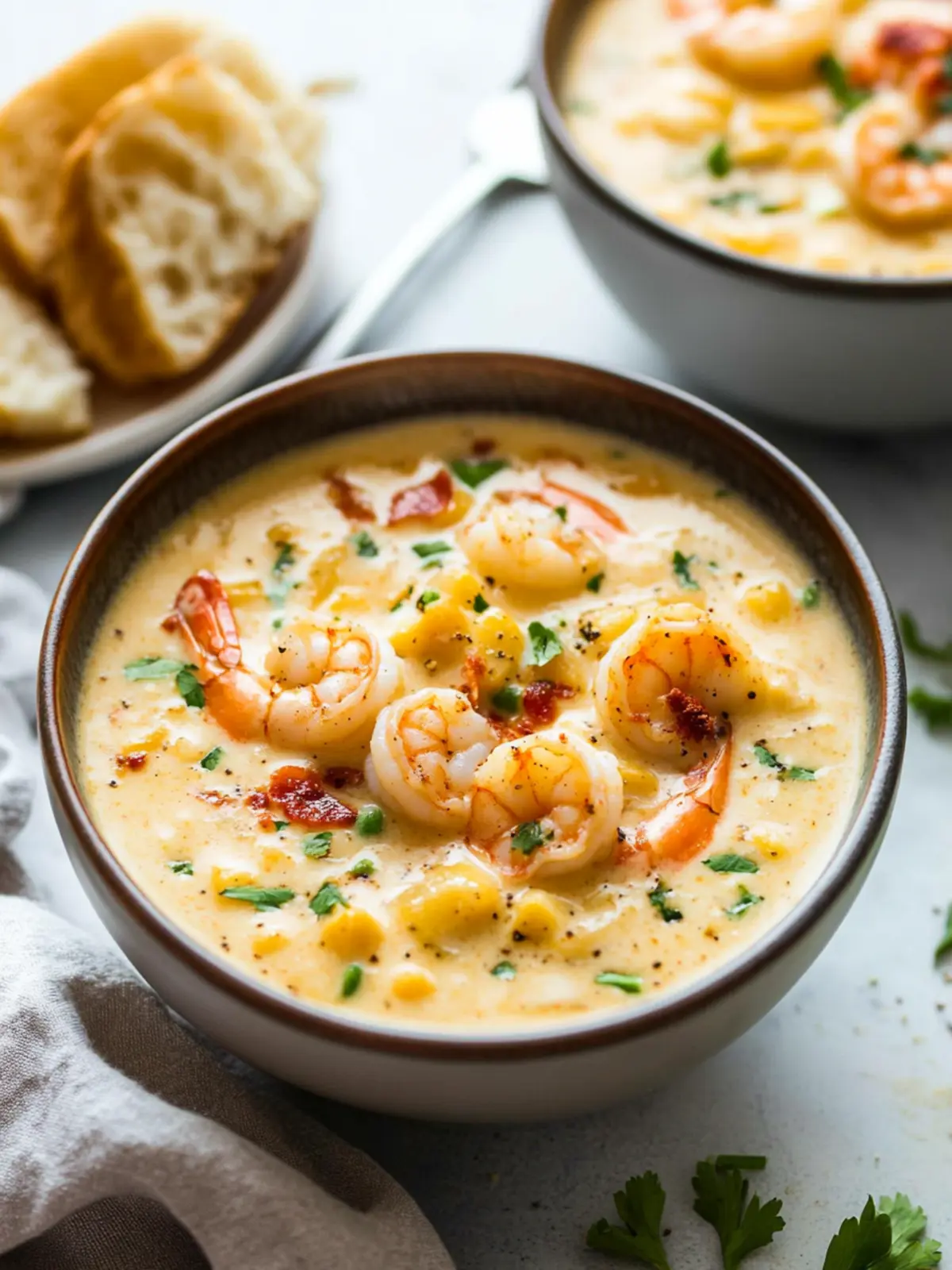 Creamy Shrimp Chowder: Comfort in Every Delicious Bite 4 Shrimp Chowder