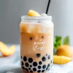 Peach Bubble Tea: Refreshing Bliss with Homemade Syrup 10 Peach Bubble Tea