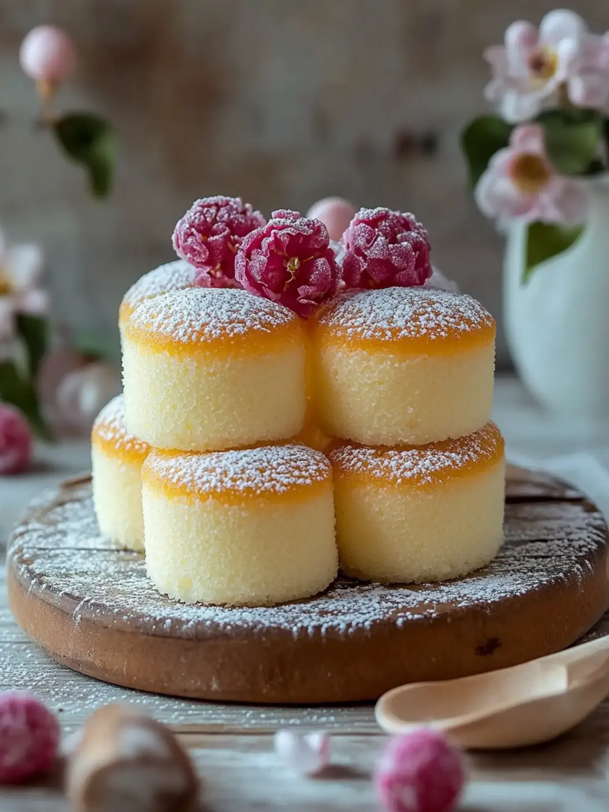 Mini Chinese Sponge Cakes for a Light and Fluffy Delight 2 Mini Chinese Sponge Cakes