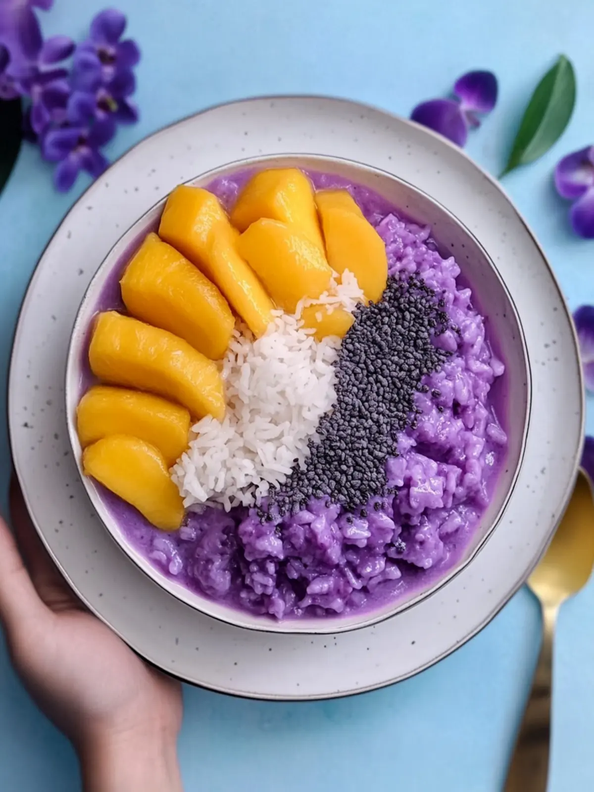 Mango Ube Sticky Rice: A Tropical Twist on a Classic Treat 4 Mango Ube Sticky Rice