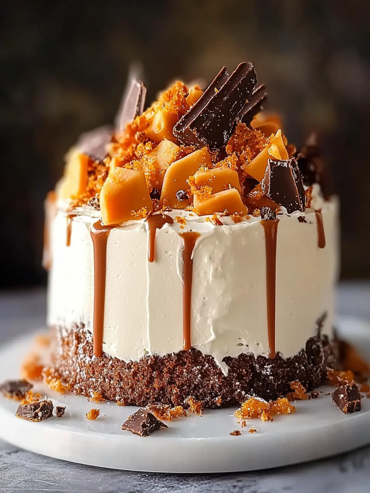 Indulge in Decadence with Butterfinger Bomb Cake Delight 3 Butterfinger Bomb Cake