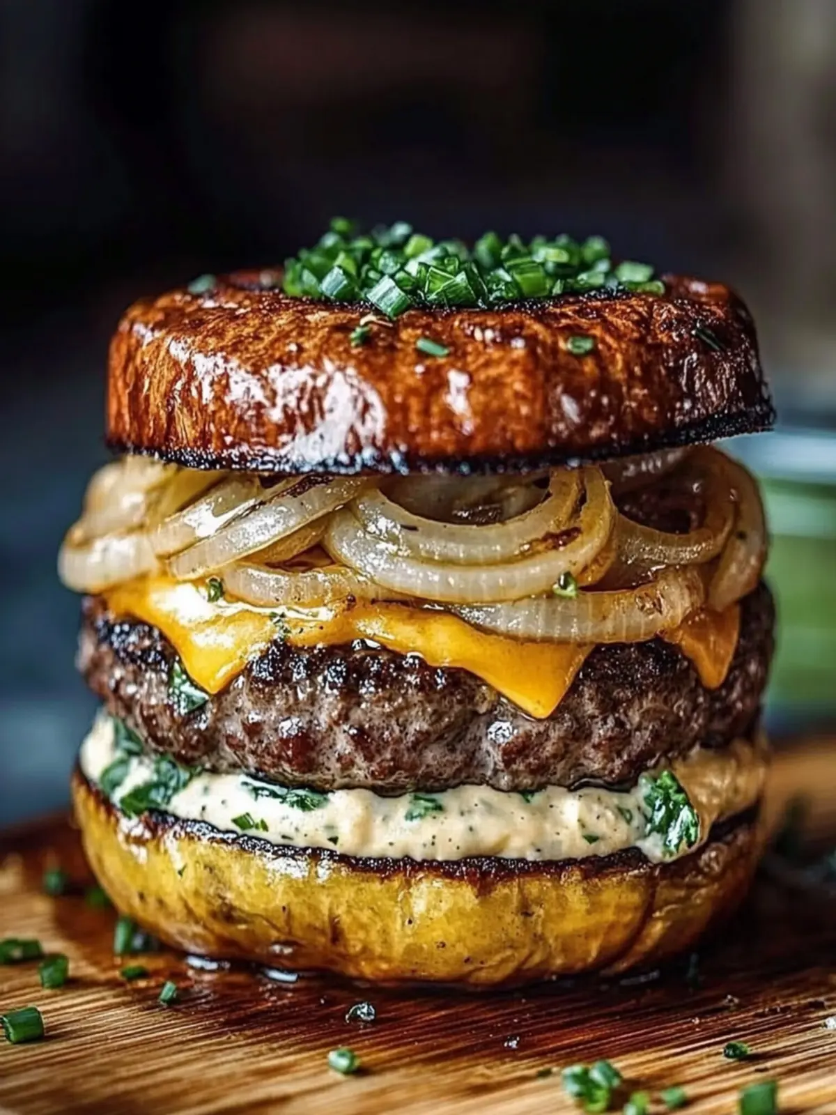 Irresistible Flying Dutchman Burger with Caramelized Onions 4 Flying Dutchman Burger