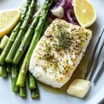 Savory Fennel Crusted Halibut with Asparagus Delight 10 Fennel Crusted Halibut with Asparagus