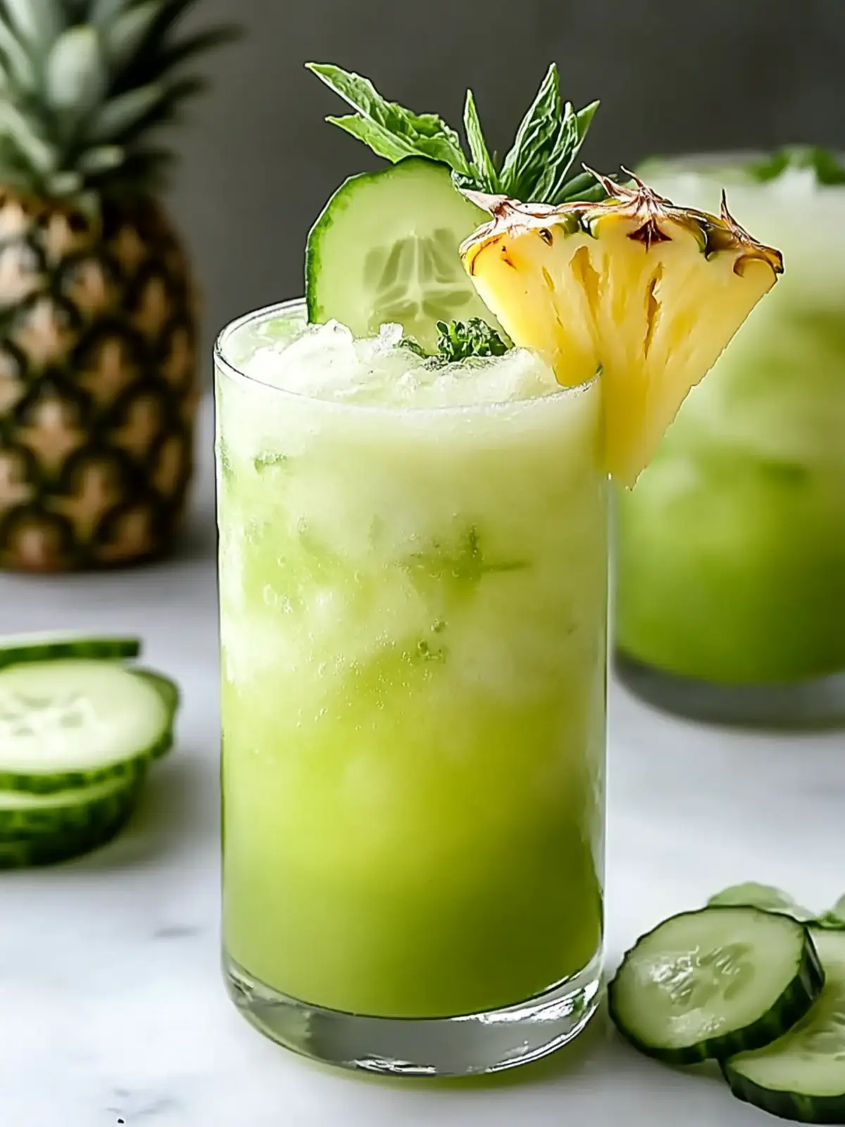 Refreshingly Simple Pineapple Cucumber Agua Fresca Recipe 4 Pineapple Cucumber Agua Fresca